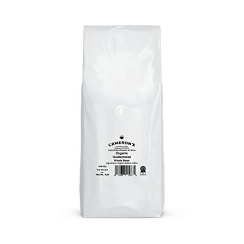 Cameron's Coffee Roasted Whole Bean Coffee, Organic Guatemala, 4 Pound, (Pack of 1) - SHOP NO2CO2