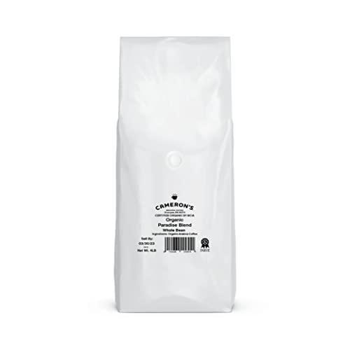 Cameron's Coffee Roasted Whole Bean Coffee, Organic Paradise Blend, 4 Pound, (Pack of 1) - SHOP NO2CO2