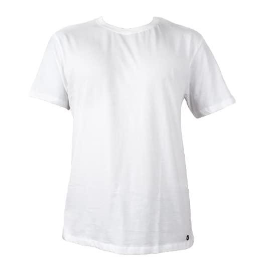 Mens Organic T Shirt White | Fair Trade T-Shirt| 100% Cotton Tee | GOTS Eco Friendly | Plain White - SHOP NO2CO2