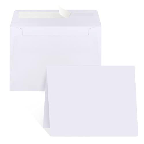 Joyberg Blank Cards and Envelopes 4x6, 30 Pack White Invitation Cardstock with 30 Pack Envelopes, Self-Seal Thank you Blank Greeting Cards and Envelopes, for All Occasions DIY, Print custom - SHOP NO2CO2