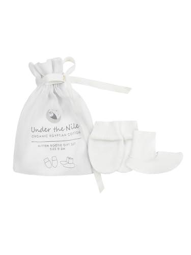 Organic Cotton Mitten and Bootie Gift Set in a Gift Bag, 0 to 3 Months - SHOP NO2CO2