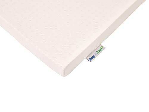 Pure Green Natural Latex Mattress Topper w/Cover - Soft - 3 Inch - Full Size (GOLS Certified Organic) - SHOP NO2CO2