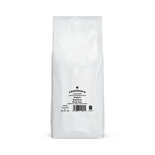 Cameron's Coffee Roasted Whole Bean Coffee, Organic Espresso, 4 Pound, (Pack of 1) - SHOP NO2CO2