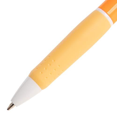 Simply Genius Pens in Bulk - 100 pack of Office Pens - Retractable Ballpoint Pens in Black Ink - Great for Schools, Notebooks, Journals & More (Orange, 100pcs) - SHOP NO2CO2