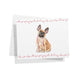 Twigs Paper - French Bulldog Note Cards - Set of 12 Blank Cards (5.5 x 4.25 Inch) with 12 Envelopes - 100% EcoFriendly Stationery - Made In USA - SHOP NO2CO2