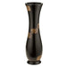 AeraVida Unique Contemporary Hand Carved Spiral Patches 14-inch Mango Tree Wood Flower Vase - SHOP NO2CO2