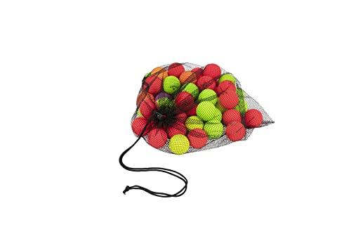 Clean Green Golf Balls 24 Pack Recycled Used Matte Colored Balls - Brand Name Bulk Mix - Good Condition Graded Ball - Includes 24 GolfBalls and Mesh Carrying Bag - SHOP NO2CO2