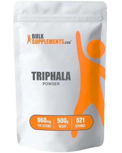 BulkSupplements.com Triphala Powder - Triphala Supplements with Amla, Haritaki, and Bibhitaki - Gluten Free, 960mg per Serving, 500g (1.1 lbs) (Pack of 1) - SHOP NO2CO2