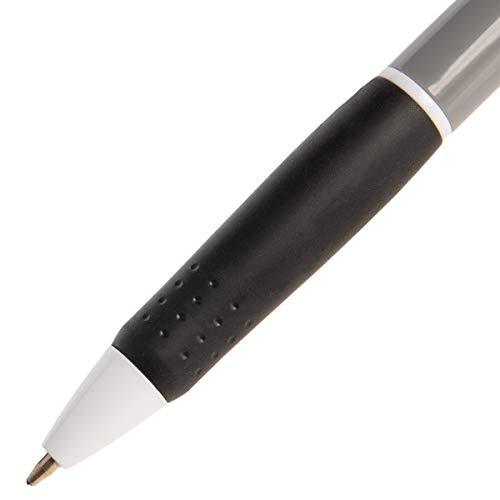 Simply Genius Pens in Bulk - 100 pack of Office Pens - Retractable Ballpoint Pens in Black Ink - Great for Schools, Notebooks, Journals & More (Gray/Black, 100pcs) - SHOP NO2CO2