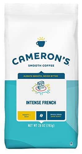 Cameron's Coffee Roasted Whole Bean Coffee, Intense French, 28 Ounce, (Pack of 1) - SHOP NO2CO2