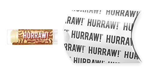 Hurraw! Almond, Cardamom, Rose (Vata) Lip Balm: Organic, Certified Vegan, Cruelty and Gluten Free. Non-GMO, 100% Natural Ingredients. Bee, Shea, Soy and Palm Free. Made in USA - SHOP NO2CO2