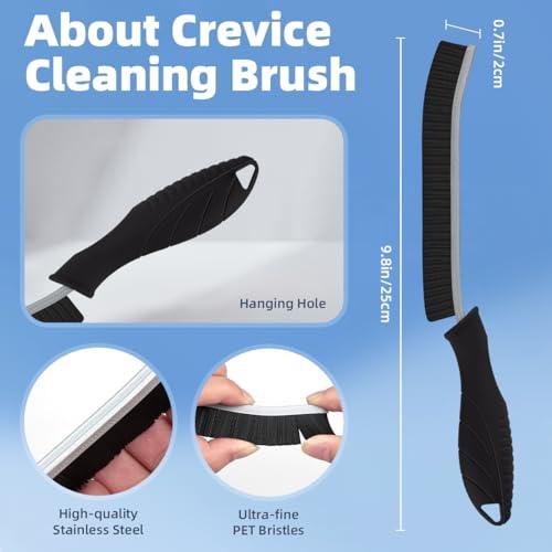 3 Pcs Hard Bristle Crevice Cleaning Brush-Thin Gap Cleaning Brush, Small Cleaning Brush, Grout Brush, Kitchen Brush, Cleaning Tools for Toilet, Bathroom, Home, Bathtub, Sink, Household, Window - SHOP NO2CO2