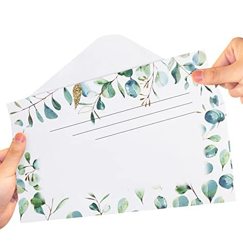 Stationary Paper with Envelopes Eucalyptus Stationary Set with Lines Letter Writing Paper 8.5 x 11 - SHOP NO2CO2