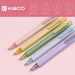 Kaco Mechanical Pencil Set, 5 Pieces Cute Pastel Pencils 0.5mm with 5 Tube HB Lead Refills (5 Pieces - 5 Mixed Color) - SHOP NO2CO2