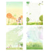 50 Pcs Writing Stationery Paper, Lined Writing Letter Paper Set, A4 Size, 10 Different Style - SHOP NO2CO2