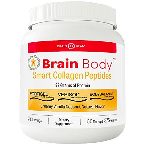 Brain Body Collagen Peptides Powder - Vital Proteins from Collagen Peptides Powder Supplement for Skin, Muscle, and Joints - Collagen Supplements for Women and Men - 25 Servings - 875 Grams - SHOP NO2CO2