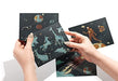 Twigs Paper 12 pcs Space Themed Note Card Set - Assorted Greeting Cards for Every Occasion with Envelopes Included - Cute and Unique Designs - Bulk Stationery Pack - 5.5 x 4.25 Inch Eco-Friendly Paper - SHOP NO2CO2