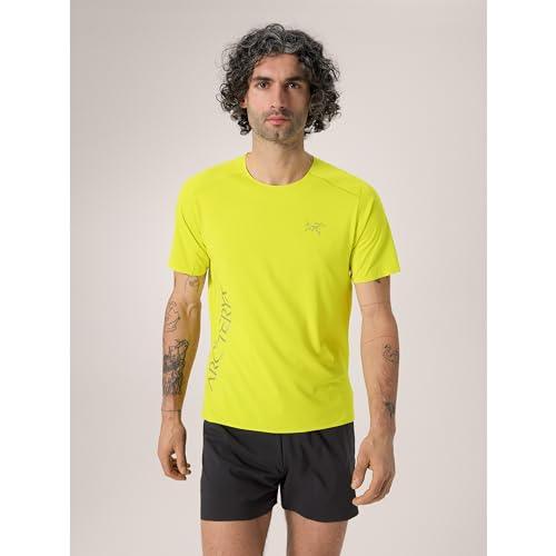 Arc'teryx Norvan Downword Logo Shirt SS Men's | Mountain Running Shirt with a Reflective Graphic - SHOP NO2CO2