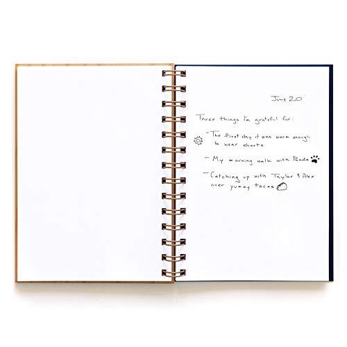 Ginkgo Leaves Wood Journal [Notebook, Sketchbook, Spiral Bound, Blank Pages] - SHOP NO2CO2