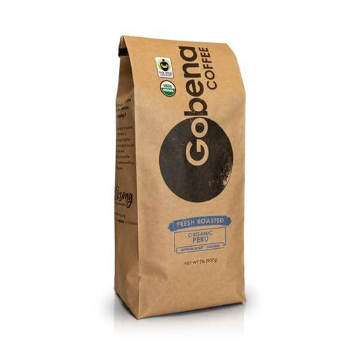 2lb Fair Trade Organic Certified Peruvian Ground Fresh Roasted Specialty Coffee, 100% Arabica Specialty Coffee, 32 ounces, 2 pounds, Bulk Coffee - SHOP NO2CO2