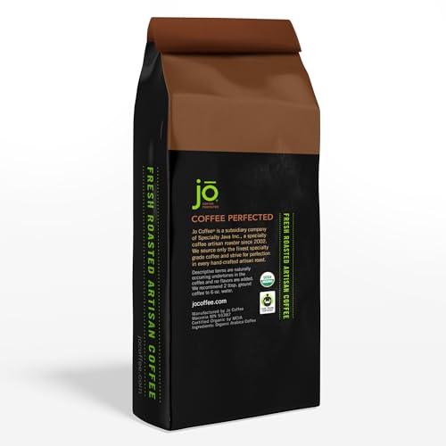 NO FUN JO DECAF: 10 oz, Organic Decaf Coffee, Swiss Water Process, Fair Trade Certified, Medium Dark Roast, Whole Bean Arabica Coffee, USDA Certified Organic, NON-GMO - SHOP NO2CO2