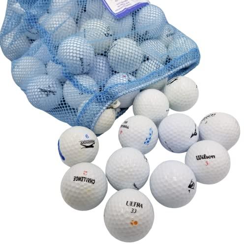 Golf Ball Planet 48 Store Line Assorted Used Recycled Golf Balls in Reusable Mesh Bag 4A/3A Condititon - SHOP NO2CO2