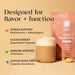 Clevr Blends Chai Tea Latte, Oat Milk Instant Latte Mix, Powder Latte Black Tea Organic Spices, Coconut Milk Superfood Creamer, SuperLatte with Adaptogens, Reishi Mushrooms, Lions Mane and Probiotics - SHOP NO2CO2