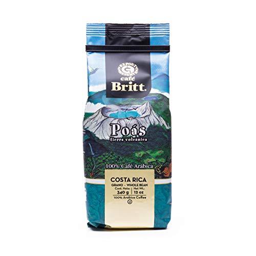 Café Britt® - Costa Rican Origins Coffee Bundle (12 oz.) (3-Pack) (Coffee From: Tarrazú, Tres Ríos & Poás) - Whole Bean, Arabica Coffee, Kosher, Gluten Free, Gourmet & Medium Light & Dark Roast - SHOP NO2CO2