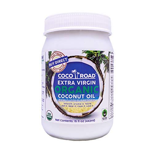 Coco Road Organic & Fair Trade Virgin Coconut Oil (15 Fl Oz) - SHOP NO2CO2