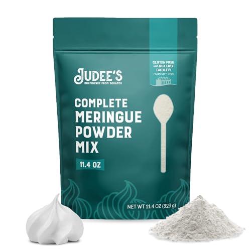 Judee’s Complete Meringue Powder Mix 11.4 oz - Great for Baking and Decorating - No Preservatives - Gluten-Free and Nut-Free - Make Meringue Cookies, Pies, Frosting, and Royal Icing - SHOP NO2CO2