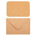 Kraft Paper Blank Greeting Postcards and Envelopes, Rounded Edges (6 x 4 In, 48 Pack) - SHOP NO2CO2