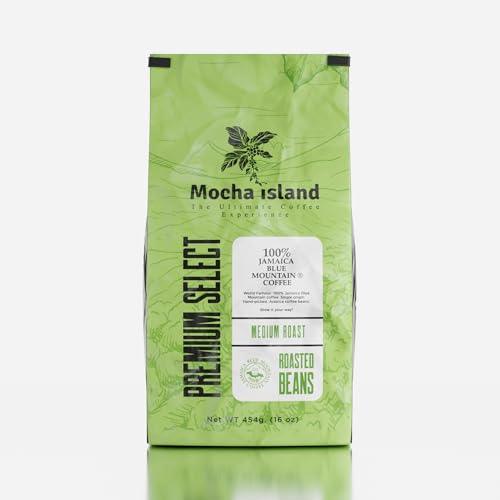 Mocha Island Blue Mountain Coffee (Blue Mountain Coffee Beans, 1lb) - SHOP NO2CO2