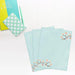 100 Stationery Writing Paper, with Cute Floral Designs Perfect for Notes or Letter Writing - Cherry Blossoms - SHOP NO2CO2