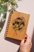 Ginkgo Leaves Wood Journal [Notebook, Sketchbook, Spiral Bound, Blank Pages] - SHOP NO2CO2