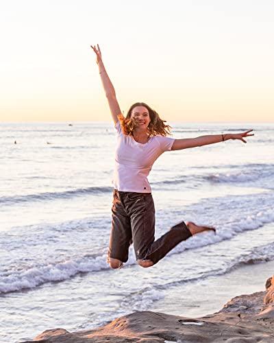 Womens Organic T Shirt White | Fair Trade Scoop Neck Tee | Certified Organic 100% Cotton Shirt - Eco Friendly - SHOP NO2CO2