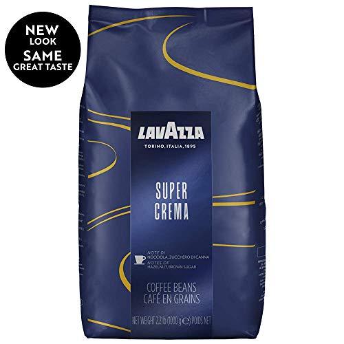 Lavazza Super Crema Whole Bean Coffee Blend, light-Medium Espresso Roast, 2.2 Pound (Pack of 1) ,Premium Quality, Aromatic, Mild and creamy - SHOP NO2CO2