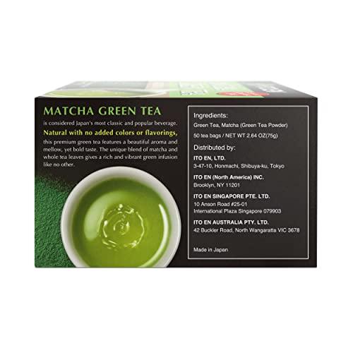 Ito En Traditional Matcha Green Tea 50 Count Zero Calories, Caffeinated - SHOP NO2CO2