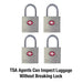 Master Lock TSA Luggage Locks with Key, TSA Approved for Backpacks, Bags and Luggage, 4 Pack, 4683Q, Brass - SHOP NO2CO2