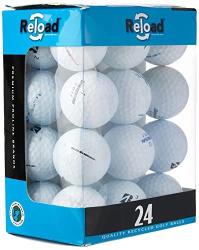 Reload Recycled Golf Balls (24-Pack) of Bridgestone Golf Balls, White(Packaging May Vary) - SHOP NO2CO2