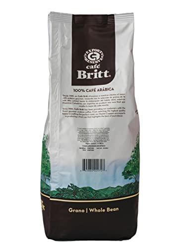 Café Britt® - Costa Rican Dark Roast (2 Lbs Each) (2-Pack) (4 Lbs Total) - Whole Bean, Arabica Coffee, Kosher, Gluten Free, 100% Gourmet & Dark Roast - SHOP NO2CO2