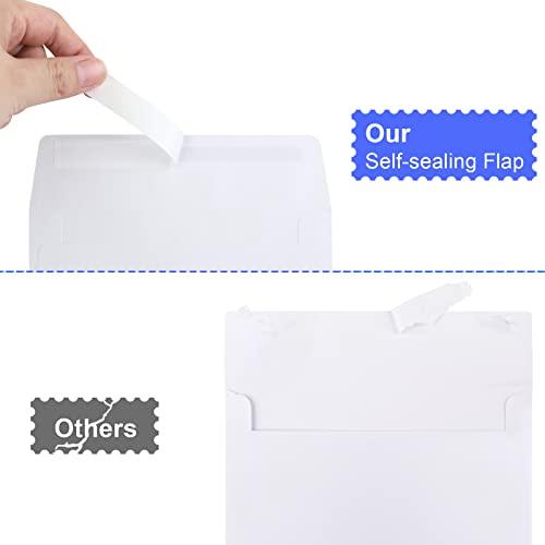 Joyberg Blank Cards and Envelopes 4x6, 30 Pack White Invitation Cardstock with 30 Pack Envelopes, Self-Seal Thank you Blank Greeting Cards and Envelopes, for All Occasions DIY, Print custom - SHOP NO2CO2