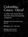 Decaf Colombia Cauca Whole Bean Coffee | Deliciously Smooth Classic Roast Coffee Freshly Roasted in the USA from Choice 100% Arabica Colombian Coffee Beans | Fair Trade Coffee, 12 Oz. - SHOP NO2CO2