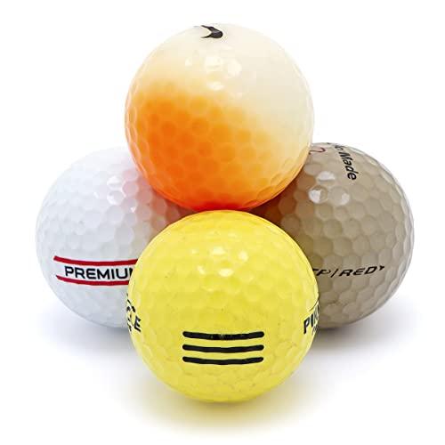 Recycled Hit-Away Used Golf Balls - Cheap Bulk Golfballs Perfect for Practice & Range Hitting - Mix Comes in a Mesh Ball Carrying Bag - SHOP NO2CO2