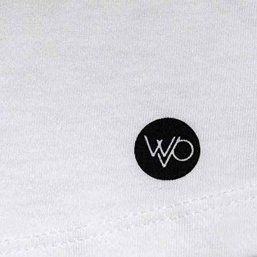 Mens Organic T Shirt White | Fair Trade T-Shirt| 100% Cotton Tee | GOTS Eco Friendly | Plain White - SHOP NO2CO2