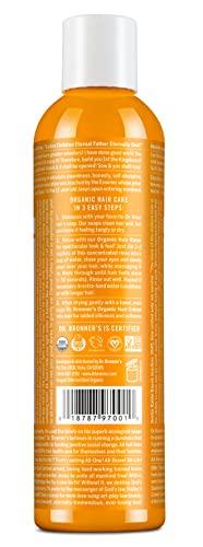 Dr. Bronner's Fair Trade & Organic Hair Conditioning Rinse - Citrus Orange, 8 Ounce - SHOP NO2CO2