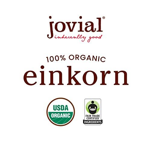 Jovial Organic Einkorn Checkerboard Cookies - Organic Cookies, High Protein, Fair Trade Certified, All Natural Ingredients, Low Carb, Low Sugar, Palm Done Right - 8.8 Oz, 6 Pack - SHOP NO2CO2