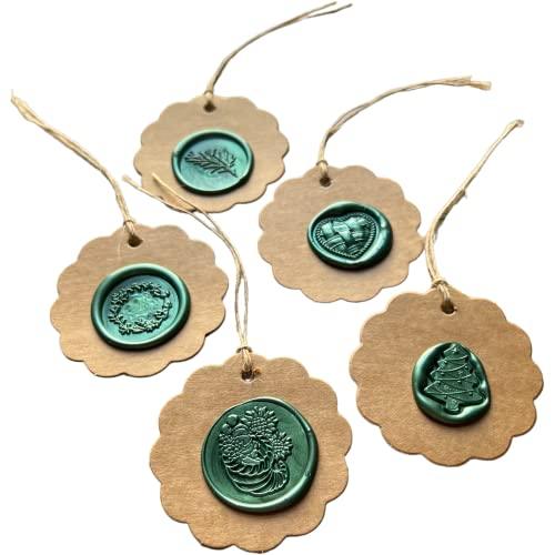 Sustainable git tags * personalized holiday gift tags 5 pc - SHOP NO2CO2