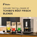 Tchibo Whole Bean Coffee - Röst Frisch Röstmeister - Dark-roasted Arabica Beans with Exquisite Aromas of Bittersweet Chocolate - Intensity 5/6, Acidity 1/6, Roast Level 6/6-12 oz - Pack of 1 - SHOP NO2CO2