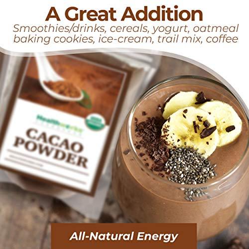 Healthworks Cacao Powder (80 Ounces / 5 Pounds) | Cocoa Chocolate Substitute | Certified Organic | Sugar-Free, Keto, Vegan & Non-GMO | Peruvian Origin | Antioxidant Superfood | Packaging May Vary - SHOP NO2CO2