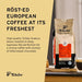 Tchibo Whole Bean Coffee - Röst Frisch Röstmeister - Dark-roasted Arabica Beans with Exquisite Aromas of Bittersweet Chocolate - Intensity 5/6, Acidity 1/6, Roast Level 6/6-12 oz - Pack of 1 - SHOP NO2CO2